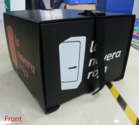 Boîtes en plastique ondulé en polypropylène cannelé sur mesure pour la livraison de nourriture, adaptées aux scooters et motos