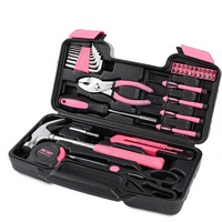 40PCS Small Tool Set General Household Tool Box for Home Repair Gift Choice