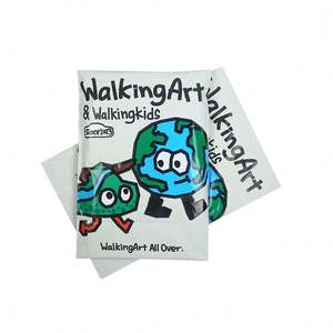 Eco-Friendly Mixed Color White Green Yellow Postage Bag Custom logo Printed <b>Plastic</b> Packaging Mailer Bag for Shoe/Garment - Product Image 1