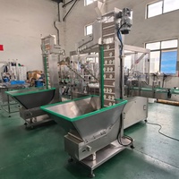 Ligne de remplissage automatique pour produits visqueux, machine de remplissage et de bouchage pour confiture, miel, ketchup, beurre de cacahuète, crème, équipement d'embouteillage