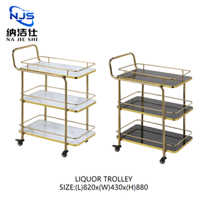 Modern Luxe Hotel Serveren Trolley Bar Kar Roestvrij Staal Voor Eetrestaurant Keuken Home Bar Outdoor School Ziekenhuis Gebruik - Product Image 4