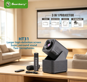 Mini Proyector HT31 de Alto Lumen, Definición Nativa 720, Proyector Portátil para Cine en Casa, Dormitorio, Interior, Proyector de Películas - Product Image 1