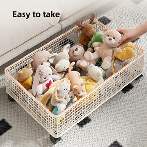 Caja de Almacenamiento Debajo del Sofá, Estante Móvil para Juguetes de Peluche, Estantería de Gran Capacidad para Libros, para Sala de Estar - Product Image 5