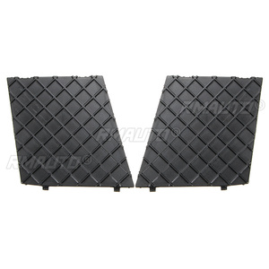 A Pair Black E60 E61 Car Front Bumper Lower <b>Mesh</b> <b>Grill</b> Plate Trim Cover <b>for</b> BMW E60 E61 M 51117897186 51117897184 Bumper Cover - Product Image 2