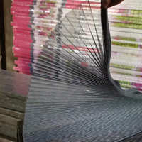 Mosquitera de malla plisada moderna de 2,2 m, mosquitera de Material de poliéster para puerta plegable y diseño plisado de ventana