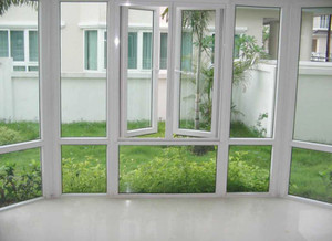 Kích thước tùy chỉnh cửa sổ uPVC cách âm cho các tòa nhà văn phòng - Product Image 6