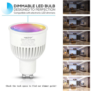 FUT106 Điều Khiển Bằng Giọng Nói WiFi Thông Minh 6W 550LM RGB + 2700-6000K Bóng Đèn Cơ Sở GU10 CCT Đèn LED Chiếu Sáng Cob Milight Điều Khiển Từ Xa FUT088 - Product Image 3