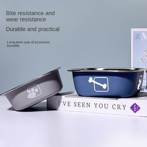 Automatische hondenbak en pot van roestvrij staal, anti-omvallend, extra grote hondenvoercontainer, voerbak voor huisdieren, 0,12 kg - Product Image 3