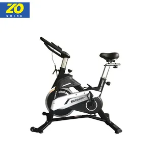 Zoshine professional body fit gym indoor spinning bike cycle exercise machine with screen