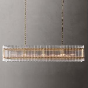 Lustre en cristal de luxe post-moderne américain Nouveau style nordique Télécommande pour la maison Salon Salle à manger Chambre à coucher Suspension - Product Image 2