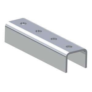 FISCHER - 537591 Conector de canal galvanizado en caliente FUF OC - EAN 4048962256963 ELEMENTOS PARA CONECTORES DE FIJACIÓN - Product Image 1