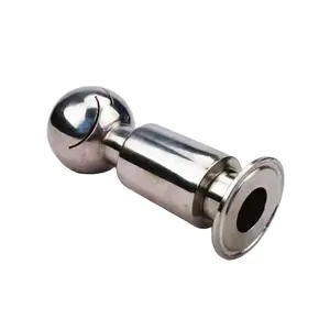 Sanitary Stainless Steel Bolted Rotary Tank Spray Ball For Cleaning Balls Pipe Fitting