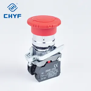 XB4-BS542 Emergency Stop Push Button Switch for Industrial Control Turn to Release Push Button Switch CE 5A IP65 Sonoff Switch