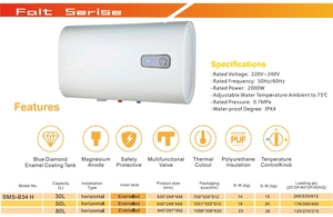 Smart Control Stockage <span class=keywords><strong>Chauffe</strong></span>-<span class=keywords><strong>eau</strong></span> électrique avec affichage Best-seller en Russie - Product Image 4