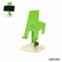 Support de téléphone universel créatif OEM accepté, en acrylique épais, double rotule, réglable et pliable, pour utilisation sur bureau