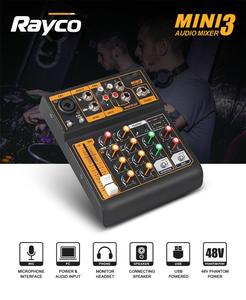 Canlı <span class=keywords><strong>Web</strong></span> gösterileri için 48V Phantom Power ile taşınabilir 4 kanallı DJ müzik konsolu profesyonel ses mikseri - Product Image 4