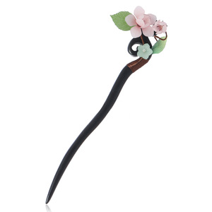 Épingle à cheveux sur mesure de style antique, pièce unique, avec ornements pendantes, une nouvelle épingle à cheveux de style chinois, une épingle à cheveux haut de gamme en ébène - Product Image 5