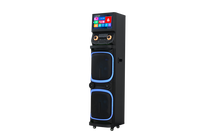 Altavoz con Pantalla Táctil y Wi-Fi con Luces LED RGB para Sistema Android 5.0, Altavoz Tipo Carrito para Fiestas, para Computadora y Teléfono Móvil