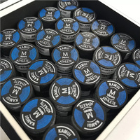 Embouts de queue de billard Kamui Tips ATHLETE noirs 14 mm d'origine japonaise, embouts de queue de billard, accessoires de billard et de snooker