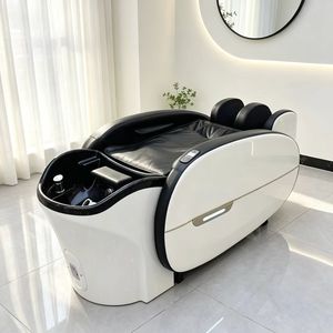 <b>Head</b> Spa Shampoo Bed Water Circulation Leather Surface Shampoo Bed for Hairdressing - Product Image 1