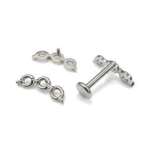 Mode Groothandel F136 Titanium 16G Dikke Ketting Oorbellen Ketting Ring Kraakbeen Spiraal Tragus Neus <span class=keywords><strong>Labret</strong></span> <span class=keywords><strong>Piercing</strong></span> - Product Image 4