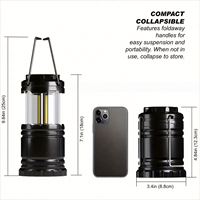 Lampes de camping, lampes de poche, lampes LED d'urgence à lumière blanche, étanches, alimentées par batterie, kit de survie, pour pannes de courant, ouragans, escalade