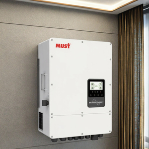 Onduleur solaire hybride triphasé à algorithme avancé optimisé pour l'énergie, 12000W, batterie au lithium, haute efficacité, petit usage commercial - Product Image 4