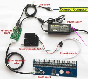 Casier intelligent de livraison de colis avec carte de contrôle de serrure électrique RS485, API pour distributeur automatique, prise en charge du logo personnalisable - Product Image 3