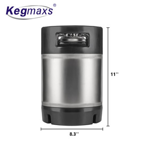 برميل كورني kegmaxmaxkrny kkebron 6 لتر ، برميل كروي بقفل من الفولاذ المقاوم للصدأ المنزلي ، برميل تنظيف خيالي غالون كورليوس - Product Image 1