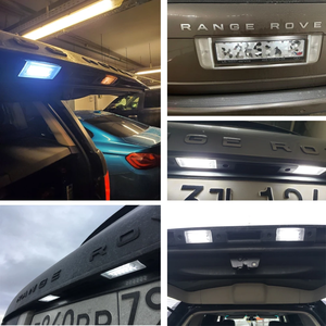 2 pezzi luce targa auto a LED bianca per Range Rover L322 2003 2012 luce targa posteriore OE # XFJ000020 - Product Image 6