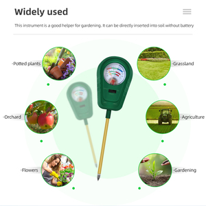 JQ001 Pflanzen Säure Luft feuchtigkeit Garten Blumen wasser analysator 3 in 1 Boden PH Fertility Meter Detektor Bodenfeuchte sensor Meter - Product Image 3