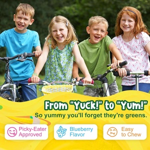 Vitaddiscovery Gommes sans sucre 20 superaliments Suppléments de fibres alimentaires pour enfants Super Greens Fruits et légumes - Product Image 6