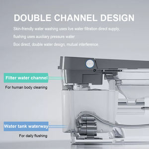 ห้องน้ำหินอ่อนสีชมพูสุดฮอตห้องน้ำอัจฉริยะเซรามิกอัตโนมัติห้องน้ำอัจฉริยะหนึ่งชิ้นสำหรับห้องน้ำโรงแรม - Product Image 2