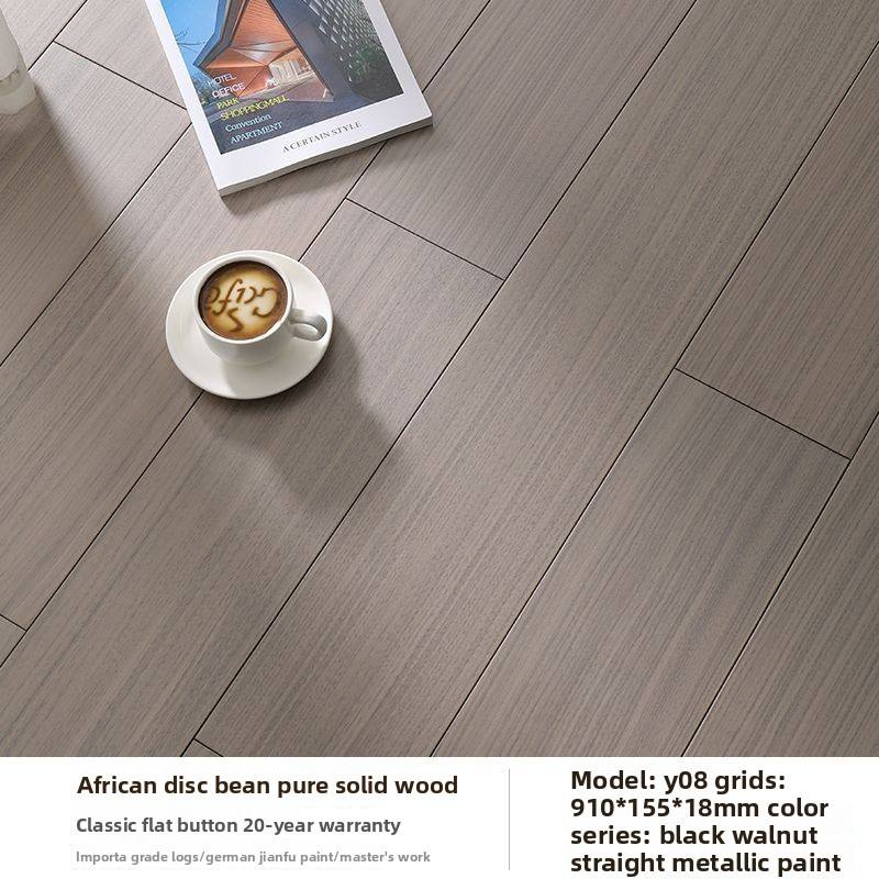 African round bean pure solid wood K02