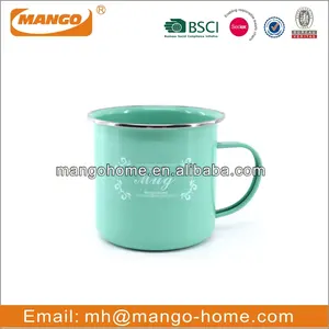 Tea Mug Powder Coating Camping Metal Tea Cup Latte Cup Personal Tea Coffee Mug