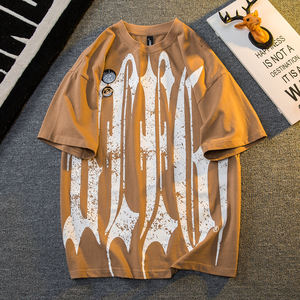 Camisa básica de algodón puro para hombre para verano <span class=keywords><strong>Camiseta</strong></span> de manga corta de diseño simple con <span class=keywords><strong>interior</strong></span> de color sólido 100% tela de punto - Product Image 6