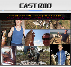 Caña de pescar de carbono NT0470, señuelo telescópico de agua de mar, 4m/5m/6m - Product Image 5