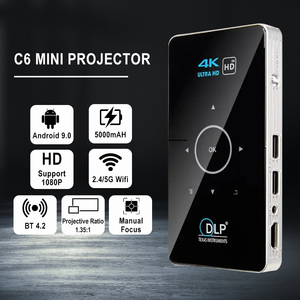 C6 Mini <span class=keywords><strong>Projecteur</strong></span> <span class=keywords><strong>Meilleur</strong></span> <span class=keywords><strong>Pas</strong></span> <span class=keywords><strong>Cher</strong></span> Prix Bas <span class=keywords><strong>4k</strong></span> Portable Ptojector Led Proyector Mini Beamer Android 9 Pocket Portable Dlp Projector - Product Image 5