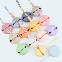 Sac de rangement pour tétines de bébé sans BPA, coloré, étui pour sucettes en silicone pour tout-petits, adapté aux voyages