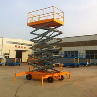 Plateforme élévatrice à ciseaux autopropulsée en aluminium, échelle électrique, conception industrielle, utilisation dans la construction, conception de modèle 3D CN