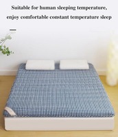 Couvre-matelas pliable de style japonais Tatami utilisation intérieure et extérieure tapis enroulable pour chambre de camping