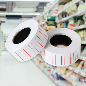 Rollos de etiquetas de pistola de precios permanentes MX5500 en stock, fuerte adherencia, 12x21, etiquetas adhesivas de precio de supermercado para envasado de alimentos congelados - Product Image 6