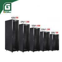Armoire serveur GETEKnet personnalisée 19 pouces, armoire de serveur au sol standard, en acier laminé à froid SPCC, armoire réseau, centre de données, en stock
