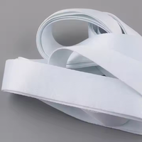 Rouleau de lanière personnalisé vierge de 3cm, vente en gros de lanière blanche en polyester brut bon marché avec impression par sublimation