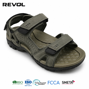 Sandales de randonnée sportives pour hommes REVOL, chaussures de marche confortables pour l'extérieur, chaussures aquatiques avec sangles réglables à boucles et crochets - Product Image 1