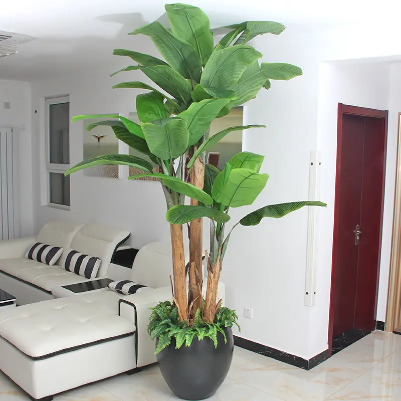 180 centímetros 200 220 280 barato big banana plantas árvore artificial falso árvore artificial de banana viajante
