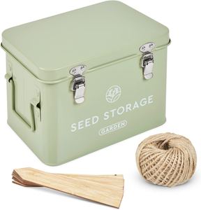 Metal <strong>Seed</strong> Packet Organizer <strong>Seed</strong> <strong>Storage</strong> Container <strong>Storage</strong> Delivering Complete <strong>Seed</strong> Saving Organization - Product Image 1