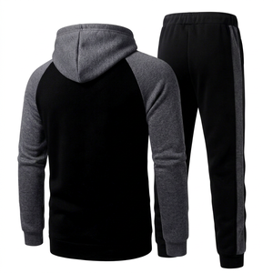 Chándal Informal de Invierno para Hombre, Cortavientos, Ligero, con Capucha, Personalizado, de Primera Calidad, 100% Nailon, Sólido, 2 en 1, Servicio OEM - Product Image 2
