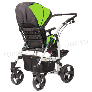 รถเข็นวีลแชร์แบบพิเศษสำหรับเด็กพิการทางสมองชนิดปรับเอนได้ - Product Image 4