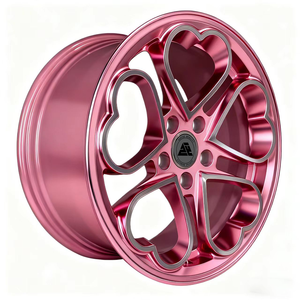 Cerchi in Lega di Alluminio Rosa Forgiati a Cuore, Vendita Diretta dalla Fabbrica SY, 18-22 Pollici, 5x120 con ET 30mm/35mm/40mm, per Honda Civic e Toyota - Product Image 2